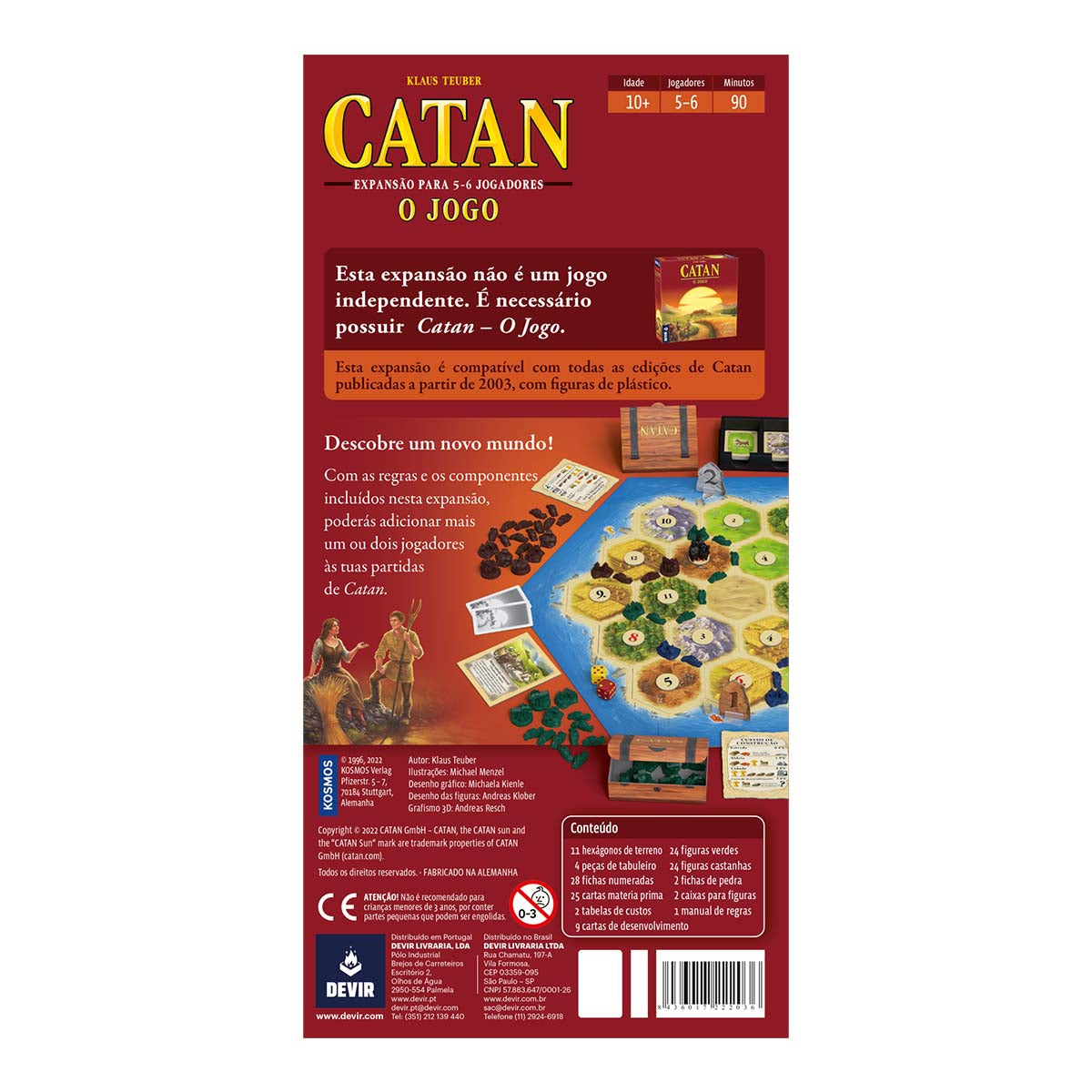 Catan Expansão para 5-6 jogadores | PT