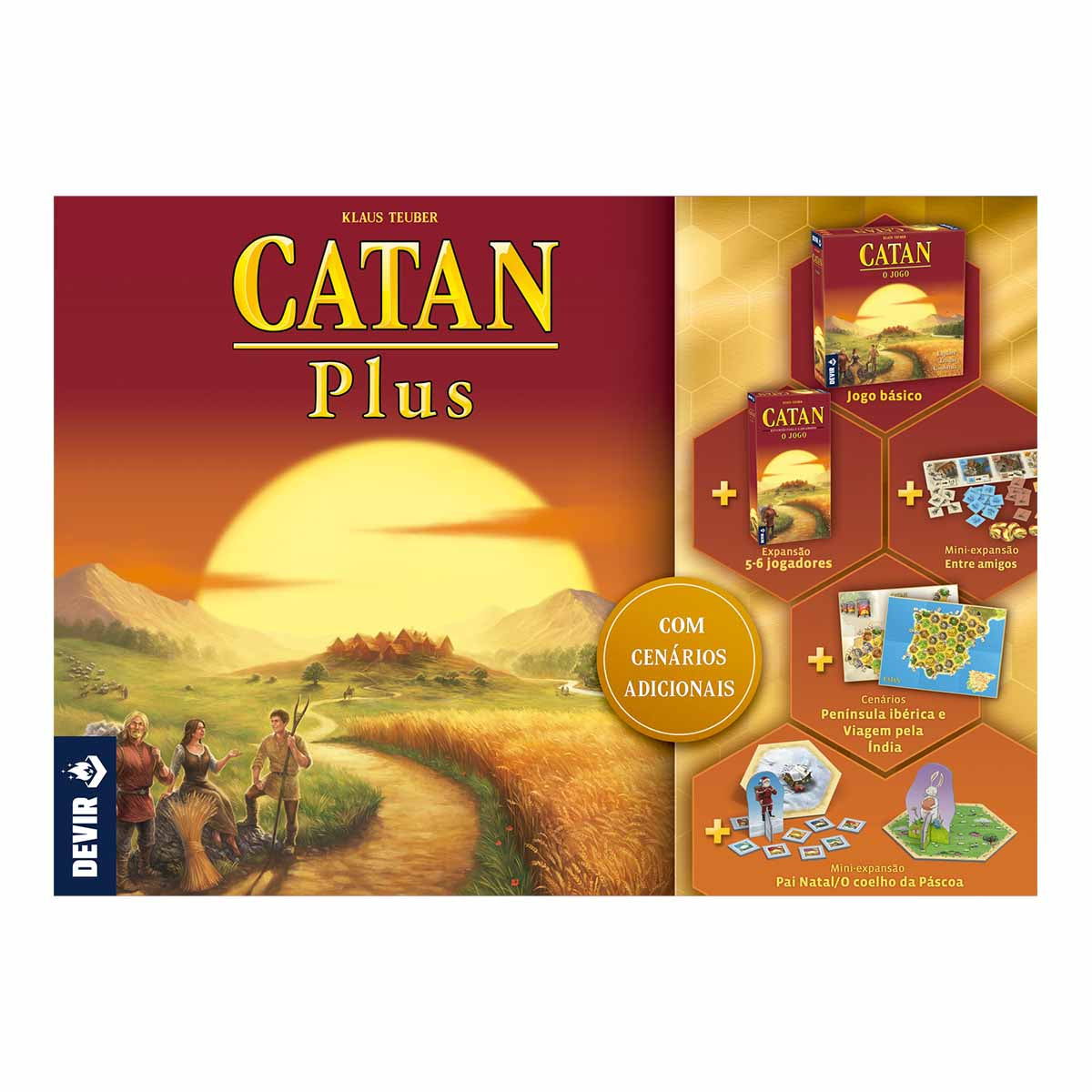 Catan Plus - Portuguese