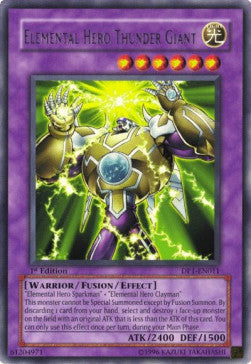 Elemental HERO Thunder Giant - Duelist Pack: Jaden Yuki (Rare) [DP1-011]