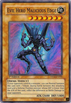 Evil HERO Malicious Edge - Duelist Pack: Jaden Yuki 3 (Super Rare) [DP06-006]