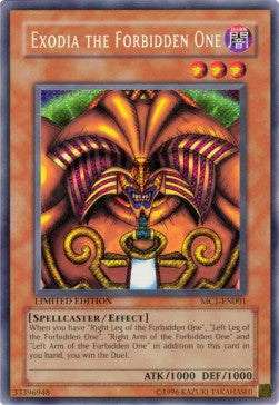 Exodia the Forbidden One - Master Collection Vol. 1 (Secret Rare) [MC1-001]