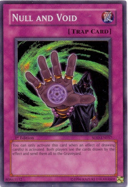 Null and Void (V.1 - Super Rare) - Soul of the Duelist (Super Rare) [SOD-057]
