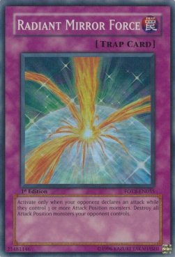 Radiant Mirror Force (V.1 - Super Rare) - Force of the Breaker (Super Rare) [FOTB-055]