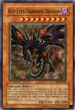 Red-Eyes Darkness Dragon - Structure Deck: Dragon's Roar (Ultra Rare) [SD1-001]