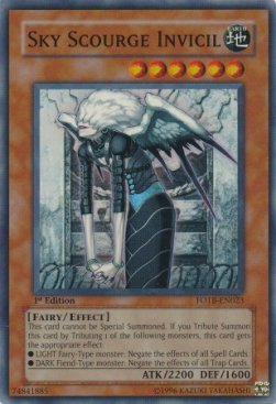 Sky Scourge Invicil (V.1 - Super Rare) - Force of the Breaker (Super Rare) [FOTB-023]