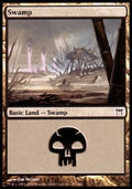Swamp (V.3) - Champions of Kamigawa (Land) [CHK-297]