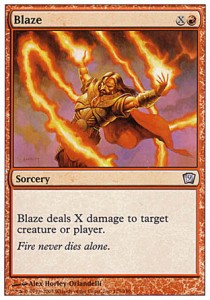 Blaze - Ninth Edition (Uncommon) [9ED-175]