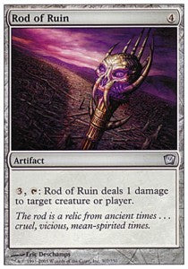 Rod of Ruin - Ninth Edition (Uncommon) [9ED-307]