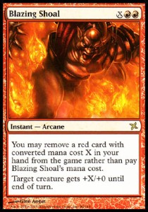 Blazing Shoal - Betrayers of Kamigawa (Rare) [BOK-96]