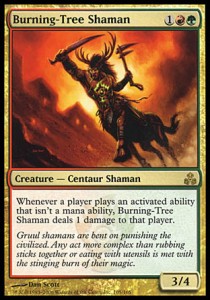 Burning-Tree Shaman - Guildpact (Rare) [GPT-105]