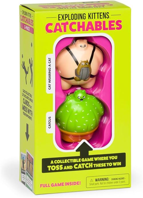 EK: Catchables 2-Pack 2 (Cat-wearing-a cat & Cactus) - English
