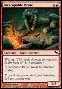 Inescapable Brute - Shadowmoor (Common) [SHM-95]