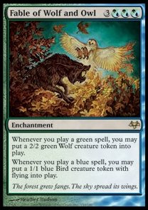 Fable of Wolf and Owl