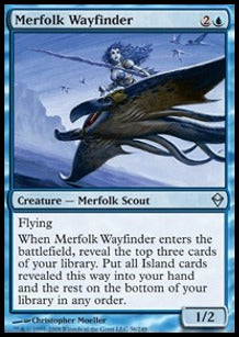 Merfolk Wayfinder - Zendikar (Uncommon) [ZEN-56]