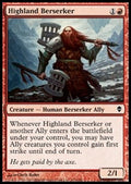 Highland Berserker - Zendikar (Common) [ZEN-132]