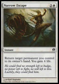 Narrow Escape - Duel Decks: Phyrexia vs. The Coalition (Common) [DDE-55]