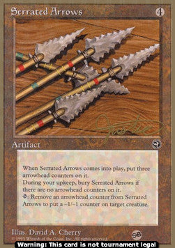 Serrated Arrows