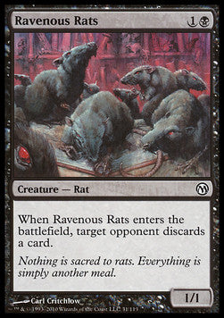 Ravenous Rats - Duels of the Planeswalkers Decks (Common)