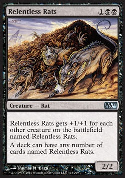 Relentless Rats - Magic 2011 (Uncommon) [M11-113]