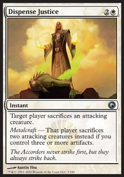 Dispense Justice - Scars of Mirrodin (Uncommon) [SOM-5]