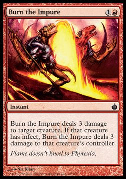 Burn the Impure - Mirrodin Besieged (Common) [MBS-59]