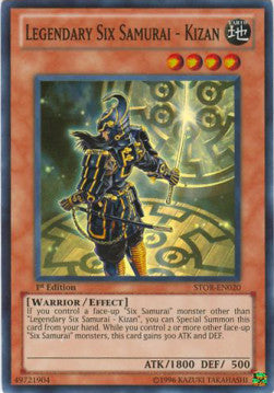 Legendary Six Samurai - Kizan - Storm of Ragnarok (Super Rare) [STOR-020]