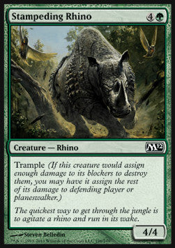 Stampeding Rhino - Magic 2012 (Common) [M12-196]
