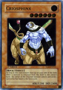 Criosphinx (V.2 - Ultimate Rare) - The Lost Millennium (Ultimate Rare) [TLM-013]