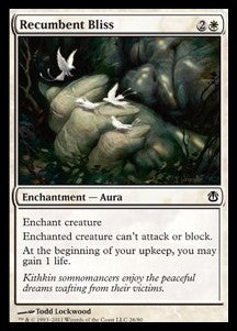 Recumbent Bliss - Duel Decks: Ajani vs. Nicol Bolas (Common) [DDH-26]