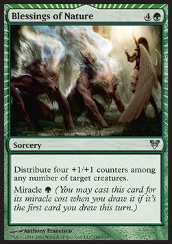 Blessings of Nature - Avacyn Restored (Uncommon) [AVR-168]