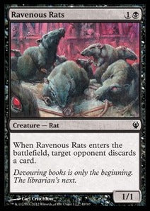 Ravenous Rats - Duel Decks: Izzet vs. Golgari (Common) [DDJ-49]