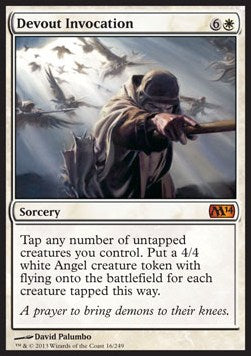 Devout Invocation - Magic 2014 (Mythic) [M14-16]