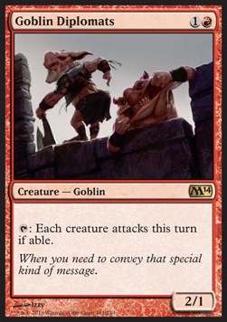 Goblin Diplomats - Magic 2014 (Rare) [M14-141]