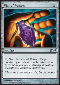 Vial of Poison - Magic 2014 (Uncommon) [M14-226]