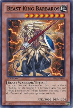 Beast King Barbaros (V.2 - Rare) - Battle Pack 2: War of the Giants (Rare) [BP02-080]