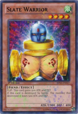 Slate Warrior (V.1 - Mosaic Rare) - Battle Pack 2: War of the Giants (Mosaic Rare) [BP02-027]