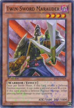 Twin-Sword Marauder (V.2 - Mosaic Rare) - Battle Pack 2: War of the Giants (Mosaic Rare) [BP02-079]