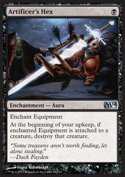 Artificer's Hex - Magic 2014 (Uncommon) [M14-85]