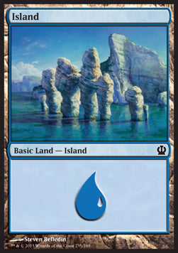 Island (V.2) - Theros (Land) [THS-235]