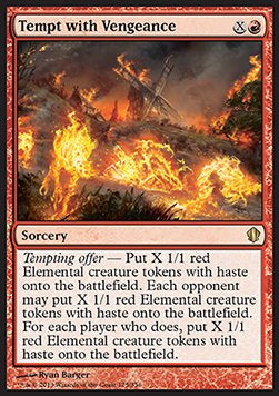 Tempt with Vengeance - Commander 2013 (Rare) [C13-125]