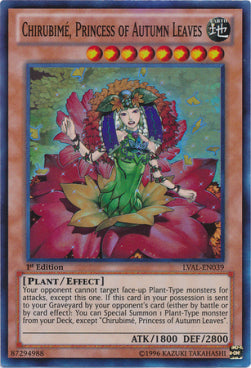 Chirubimé, Princess of Autumn Leaves - Legacy of the Valiant (Super Rare) [LVAL-039]