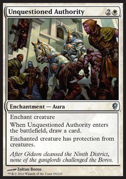 Unquestioned Authority - Conspiracy (Uncommon) [CNS-85]