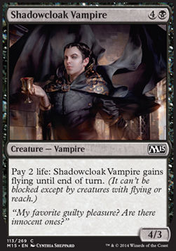 Shadowcloak Vampire - Magic 2015 (Common) [M15-113]