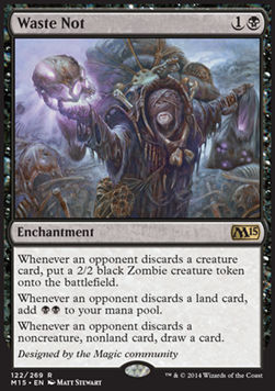 Waste Not - Magic 2015 (Rare) [M15-122]