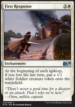 First Response - Magic 2015 (Uncommon) [M15-12]