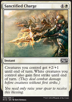 Sanctified Charge - Magic 2015 (Common) [M15-30]