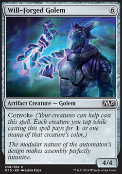 Will-Forged Golem - Magic 2015 (Common) [M15-239]
