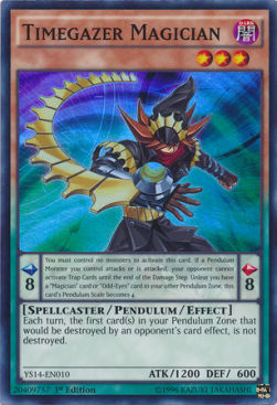 Timegazer Magician - Super Starter: Space-Time Showdown (Super Rare) [YS14-010]