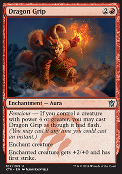Dragon Grip - Khans of Tarkir (Uncommon) [KTK-107]