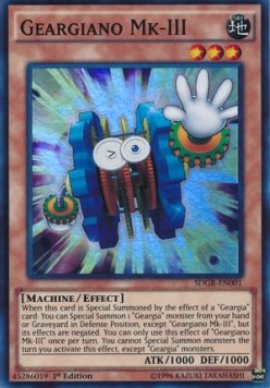 Geargiano Mk-III - Structure Deck: Geargia Rampage (Super Rare) [SDGR-001]